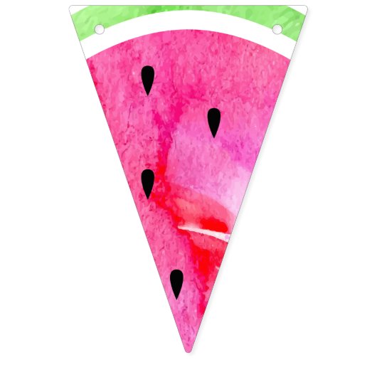 Waterverf Watermeloen Vlaggetjes (Tweede vlag)