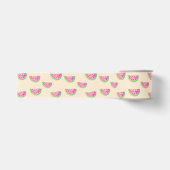 Waterverf Watermeloenen Grosgrain Lint (Voorkant)