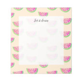 Waterverf Watermeloenen Notitieblok (Voorkant)