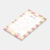 Waterverf Watermeloenen Post-it® Notes (Schuin)