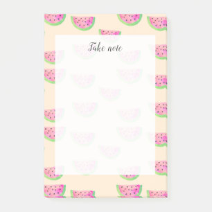 Waterverf Watermeloenen Post-it® Notes