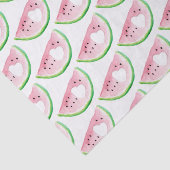 Waterverf Watermelon Heart Patroon Tissuepapier (Detail)