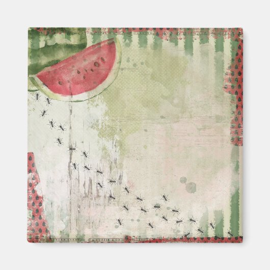 WATERVERF WATERMELON MAGNEET (Voorkant)