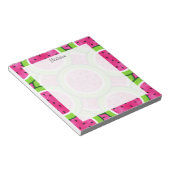 Waterverf Watermelon Slice Pattern Notitieblok (Schuin)