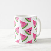 Waterverf Watermelon Wedge Patroon Koffiemok (Voorkant rechts)
