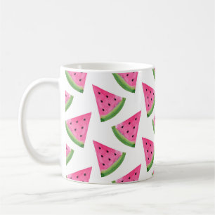 Waterverf Watermelon Wedge Patroon Koffiemok