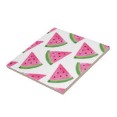 Waterverf Watermelon Wedge Patroon Tegeltje (Zijkant)