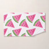 Waterverf Watermelon Wedges Bad Handdoek (Handdoek)