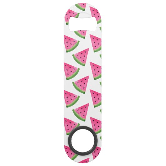 Waterverf Watermelon Wedges Speed Flessenopener (Voorkant)