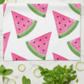 Waterverf Watermelon Wedges Theedoek (Gevouwen)