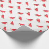 Waterverf Watermelonpatroon Cadeaupapier (Hoek)