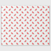 Waterverf Watermelonpatroon Cadeaupapier (Vlak)