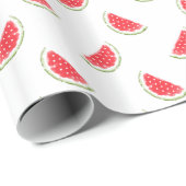 Waterverf Watermelonpatroon Cadeaupapier (Rol Hoek)