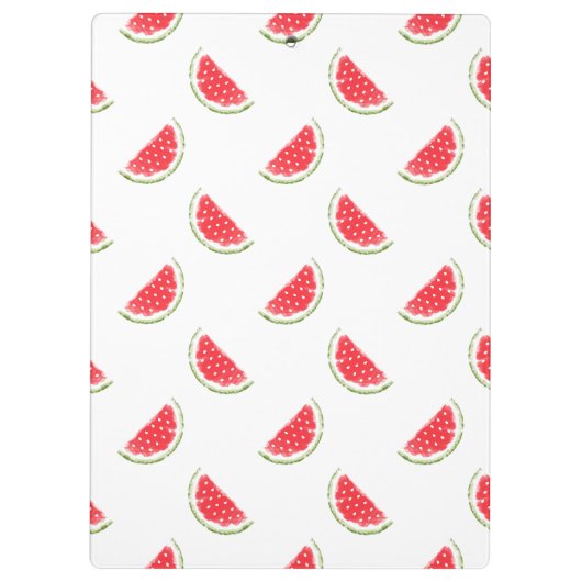 Waterverf Watermelonpatroon Klembord (Achterkant)
