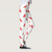 Waterverf Watermelonpatroon Leggings (Rechts)