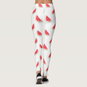Waterverf Watermelonpatroon Leggings (Achterkant)