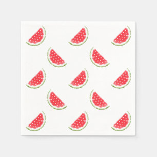 Waterverf Watermelonpatroon Servetten