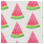 Waterverf Watermelonpatroon Stof (Close Up)