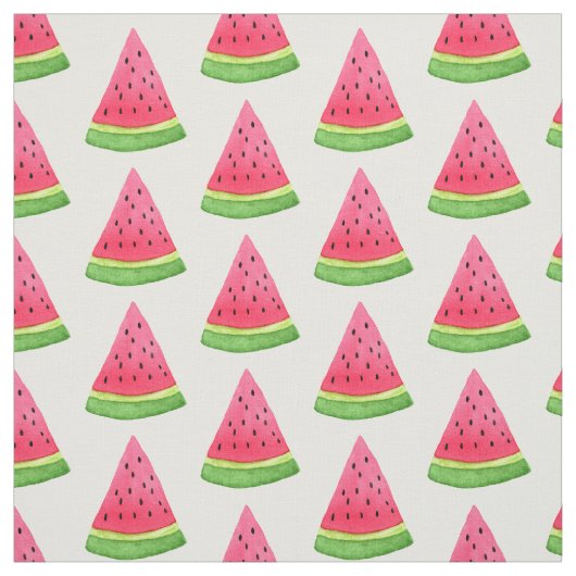 Waterverf Watermelonpatroon Stof (Swatch)