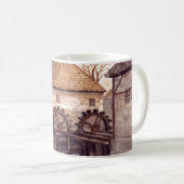 Waterverf watermolen Schilderen door Farida Greenf Koffiemok (Voorkant rechts)