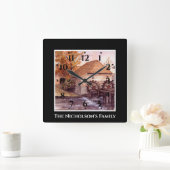 Waterverf watermolen Schilderen door Farida Greenf Vierkante Klok (Huis)