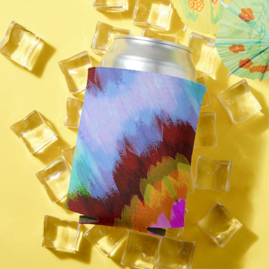 Waterverf waterval, natuur 2 blikjeskoeler (Insitu Zomer)