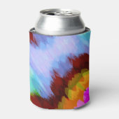 Waterverf waterval, natuur 2 blikjeskoeler (Blikje Voorkant)