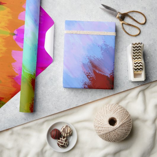 Waterverf waterval, natuur 2 cadeaupapier (Crafts)