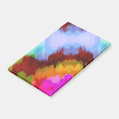 Waterverf waterval, natuur 2 post-it® notes (Schuin)