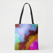 Waterverf waterval, natuur 2 tote bag (Voorkant)