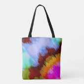 Waterverf waterval, natuur 2 tote bag (Achterkant)