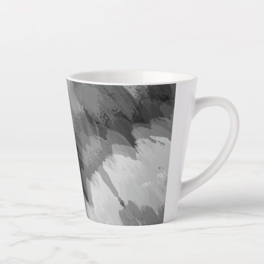 Waterverf waterval, natuur 3 latte mok (Rechts)