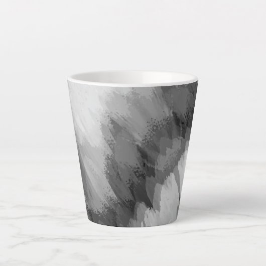 Waterverf waterval, natuur 3 latte mok (Voorkant)