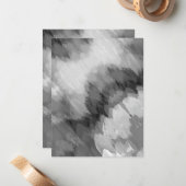 Waterverf waterval, natuur 3 notitiekaartje (Voorkant / Achterkant in situ)