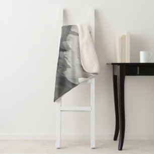 Waterverf waterval, natuur 3 sherpa deken