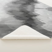 Waterverf waterval, natuur 3 sherpa deken (3/4)