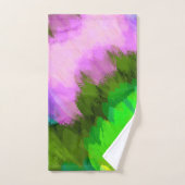 Waterverf waterval, natuur bad handdoek (Handdoek)