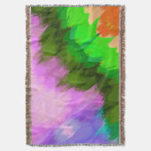 Waterverf waterval, natuur deken (Voorkant Verticaal)