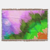 Waterverf waterval, natuur deken (Voorkant)