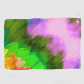 Waterverf waterval, natuur golfhanddoek (Horizontaal)