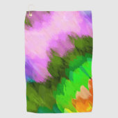 Waterverf waterval, natuur golfhanddoek (Voorkant)