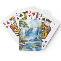 Waterverf Waterval Victoriawatervallen Natuur