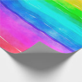 Waterverf waterverf cadeaupapier (Hoek)