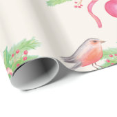 Waterverf Waterverf Kerstmis Bouquet Cadeaupapier (Rol Hoek)