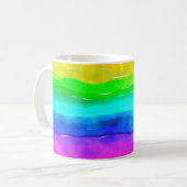 Waterverf waterverf koffiemok (Voorkant links)