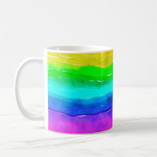 Waterverf waterverf koffiemok (Links)
