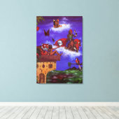 waterverf waterverf schildermomenten canvas afdruk (Insitu (Houten vloer))