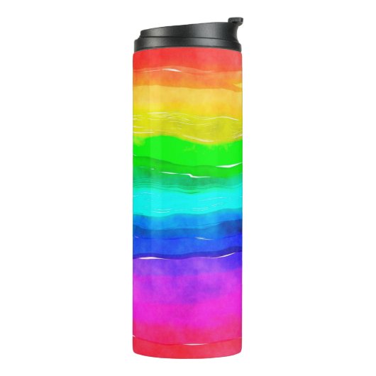 Waterverf waterverf thermosbeker (Gedraaid links)