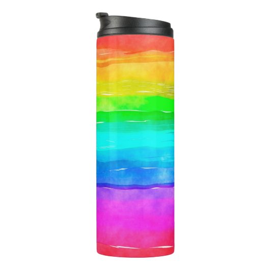 Waterverf waterverf thermosbeker (Geroteerd rechts)