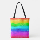 Waterverf waterverf tote bag (Achterkant)